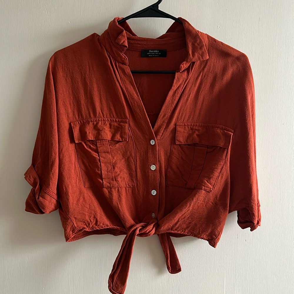 Bershka cropped blouse